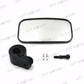 Utv Clear View Center Mirror With Shatter Proof Tempered Glass Universal Fit For 1 625 In To 2 Round Tubing Roll Bars Fits Rzr