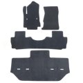 Velour Floor Mats For Cadillac Escalade Esv 2015 2020 Custom Fit Front Rear And 2nd Row Carpet Liners Anti Slip All Season Full 