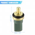Uxcell Engine Coolant Temperature Sensor No 059919501a For Audi A4 2000-2008 Volkswagen Jetta 1999-2005 Water