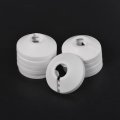 Uxcell Pipe Cover Decoration 12mm Pp Plastic Escutcheon Water Drain Line White 10pcs