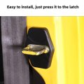 Cherocar For Tj Door Lock Cover Buckle Decor Trim 1997-2006 Jeep Wrangler Abs Exterior Accessories 3pac