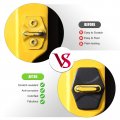 Cherocar For Tj Door Lock Cover Buckle Decor Trim 1997-2006 Jeep Wrangler Abs Exterior Accessories 3pac