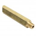 Oil Pressure Guage Extension Adaptor Copper 1 4in Npt 115mm Length Replacement For 260 289 302 351 V8 Windsor Engine