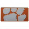 Clemson Tigers Full Color Mega Inlay License Plate 