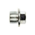 Oil Drain Plug For Porsche 968 1992 1993 1994 1995 Silver Steel Hex Head Drive Fine Thread Replacement 32510 And
