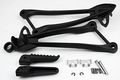 Black Rear Passenger Foot Pegs Bracket For Kawasaki Zx10r Zx-10r 2008 2009 2010