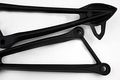 Black Rear Passenger Foot Pegs Bracket For Kawasaki Zx10r Zx-10r 2008 2009 2010