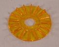 Empi 00-8928-0 Finned Alternator Generator Pulley Cover Gold Yellow