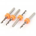 Uxcell 2 3mm Cutting Dia Carbide Pcb Cnc Jewelry Twist Micro Drill Bits Pink 4 Pcs