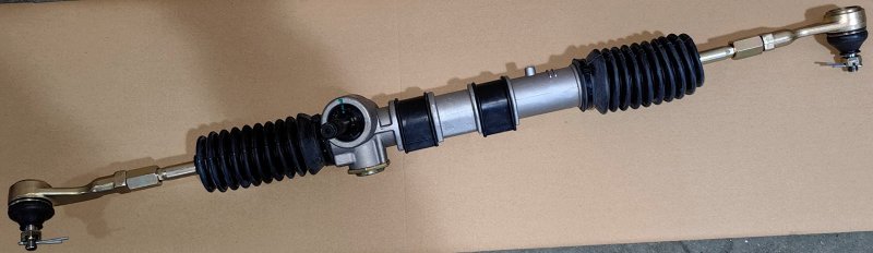 Wantone Racing Steering Gear 25inch Length Rack And Pinion Assembly With Tie Rod Ends Compatible For Some Of Kawasaki Mule 3010