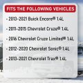 Engine Coolant Thermostat With Sensor- Compatible Buick Chevy 1 4l 2011-2021 Encore Cruze Limited Sonic Trax Replaces 131-180