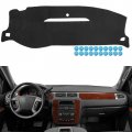 Dimeani Dashboard Cover Fit For Chevrolet Silverado 2007 2008 2009 2010 2011 2012 2013 2014 Dash Chevy Tahoe Suburban Avalanche