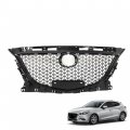 Front Bumper Grille Honeycomb Grill Cover Mesh Replacement For Model 3 Axela 2014 2015 2016 