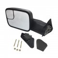 Tom Towing Manual Side View Mirror Folding Driver Left Lh For 1994-2002 Dodge Ram 1500 2500 3500 55156335ad 