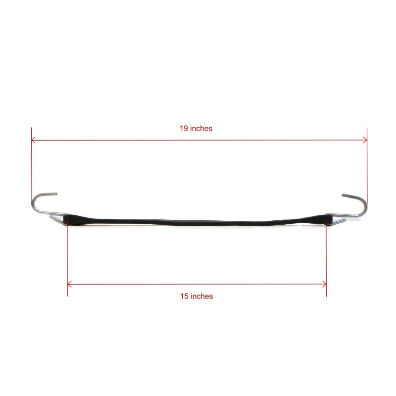 The Rop Shop 6 15 Rubber Tarp Straps Heavy Duty Tie Down Multi-purpose Replace Jb Rts-1015