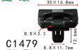 Autobahn88 Bracket Front Bumper Seal Rh Lh Clip Compatible With Toyota Oem 5219752010 Pack Of 20