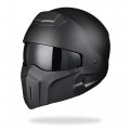 Ahr Motorcycle Helmet Open Face W Detachable Chin Guard Visor Dot Approved S 
