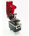 Safety Toggle Switch Dpst 20 Amp Transparent Red 