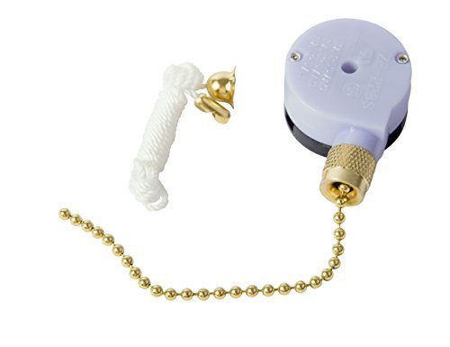 Gardner Bender Gsw-33 Two-speed Pull Chain Switch Spdt Off-on-on