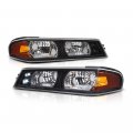 Front Bumper Fog Light Assembly For 2004-2012 Chevy Colorado Gmc Canyon Matte Black Housing Driver And Passenger Side 