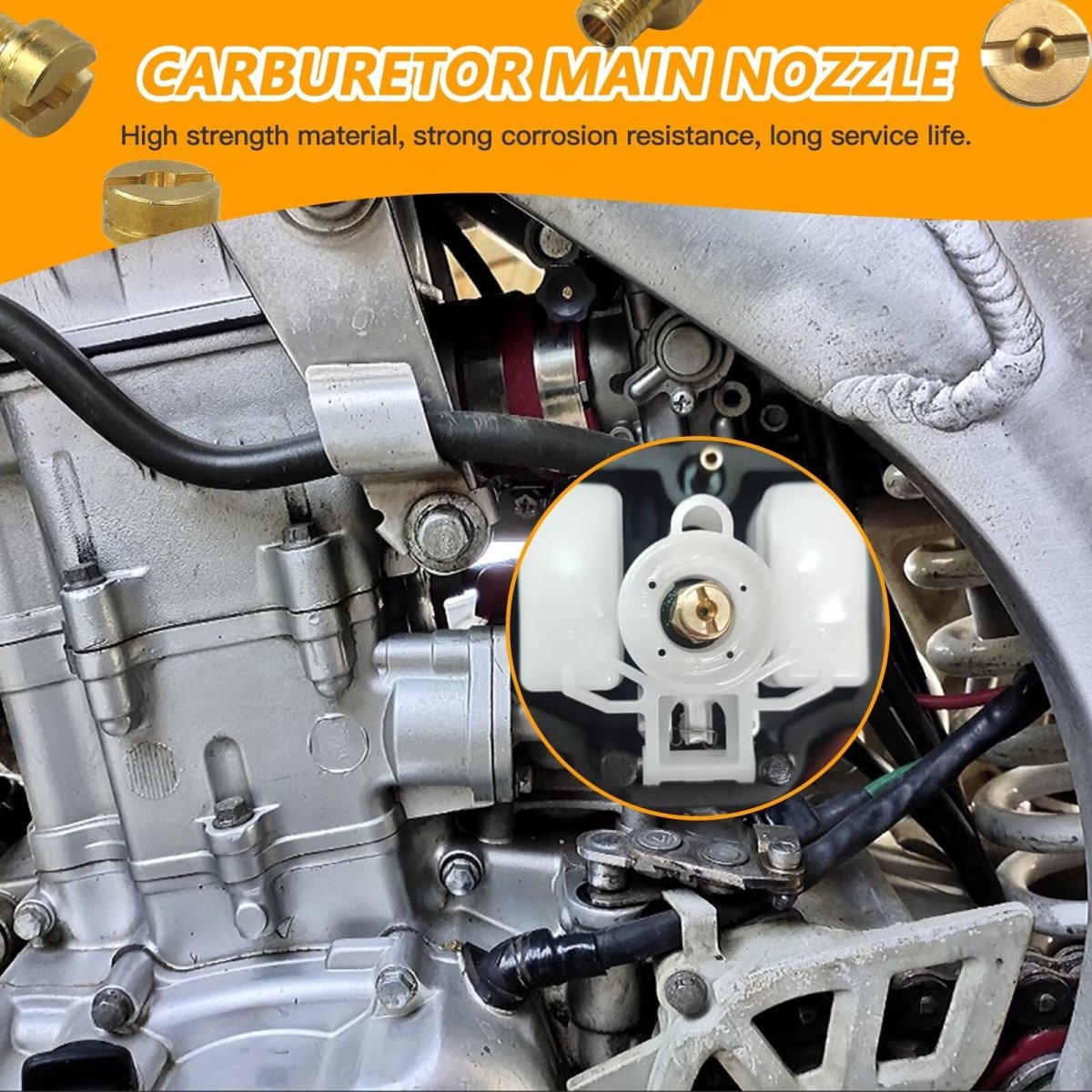 Carburetor Main Jet Kit For Mikuni Vm22 Vm24 Vm26 15 Pieces 125cc 150cc 200cc 250cc Dirt Bike Pit And Atv Sizes 88 To 150 Model