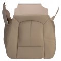 Carbhub Leather Seat Cover Tan Ford F150 2009 2010 2011 2012 2013 2014 For Driver Passenger Bottom Lean Back Perforated