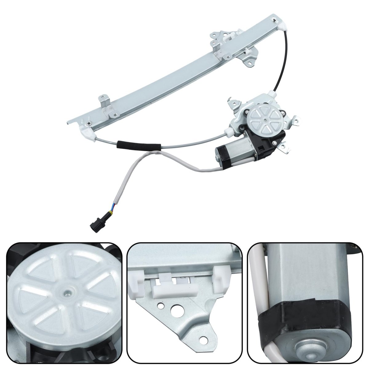 Front Right Passenger Window Regulator With 2-pin Motor Replacement For Nissan Maxima 2000-2001 80720-2y000