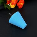Polishing Buffing Pad Foam Cone Shaped Pads For Wheels Use With Power Drill Blue 6mm Shank Diameter