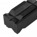 Ptnhz Aluminum 4 Vise Jaw Protective Inserts For Wide Array Of Vices With Magnetic Back Black
