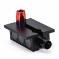 Ptnhz Aluminum 4 Vise Jaw Protective Inserts For Wide Array Of Vices With Magnetic Back Black
