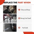 A-premium Fuel Tank Filler Neck Pipe Hose Compatible With Chevrolet S10 Gmc Sonoma 1996-2000 2 2l 4 3l Gas Fleetside Replace