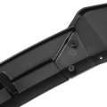 Hecasa Front Bumper Lip Compatible With 2016-2020 Tesla Model S Spoiler Splitter Protector Body Kit Painted Black 3pcs