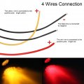 Ihreesy Trailer Marker Led Clearance Light 12v-24v Side Lamp Doubled Warning Waterproof Red Yellow Side Indicator For Vehicles