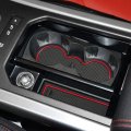 8pcs Anti-dust Mats For Range Rover Evoque Accessories 2012-2018 Custom Fit Center Console Car Cup Holder Inserts Door Liners 