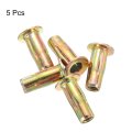 Multi-grip Rivet-nut M8 Pre-bulbed Shank Carbon Steel Color-zinc-plated Flat Head Threaded Insert Nut 5pcs