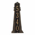 Whitehall Custom Vertical Lighthouse Address Plaque 18a H X 7a W 1 Line 