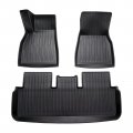 Mixsuper Custom Fit Floor Mats For 2021-2023 Tesla Model S All Weather Liners 1st 2nd Rowet Black Not 2012-2020 S 