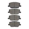 Front Brake Pads For Fiat 500x 2016 2023 4000 Hybridynamic Series Mechanical Pad Wear Sensor 2 53 Inner Height And 5 55 In 