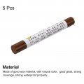 Uxcell Furniture Repair Crayons 5pcs Wood Wax Filler Stick Markers Touch Up For Scratches Holes Tables Desks Wooden Floors