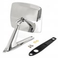 Outside Mirror Chrome Passenger Side With Convex Glass For 1971-1973 International Harvester 1010 Pickup Truck 