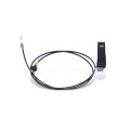 Hood Release Cable For Isuzu Ascender 2003 2004 2005 2006 2007 2008 Black Plastic And Metal With Handle Replacement 21997874 