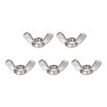 3 8 -16 Wing Nut 5 Pcs 304 Stainless Steel Butterfly Nuts Fasteners Parts Hand Twist Tighten For Machinery Electronic Equipment 