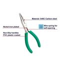 Proskit 1pk-036s Anti-skid Handle Long Nose Plier Cable Cutting Tool 136mm