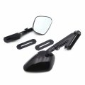 Smt-diamond Shape Rearview Mirrors Compatible With Honda Suzuki Yamaha Kawasaki Bike Black New B00rniwapa