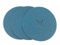 Zirconia Paper Slotted Edger Floor Sanding Discs 7 In X 8 Center Hole 36 Grit 25 Pack For Orbital And Da Sanders 