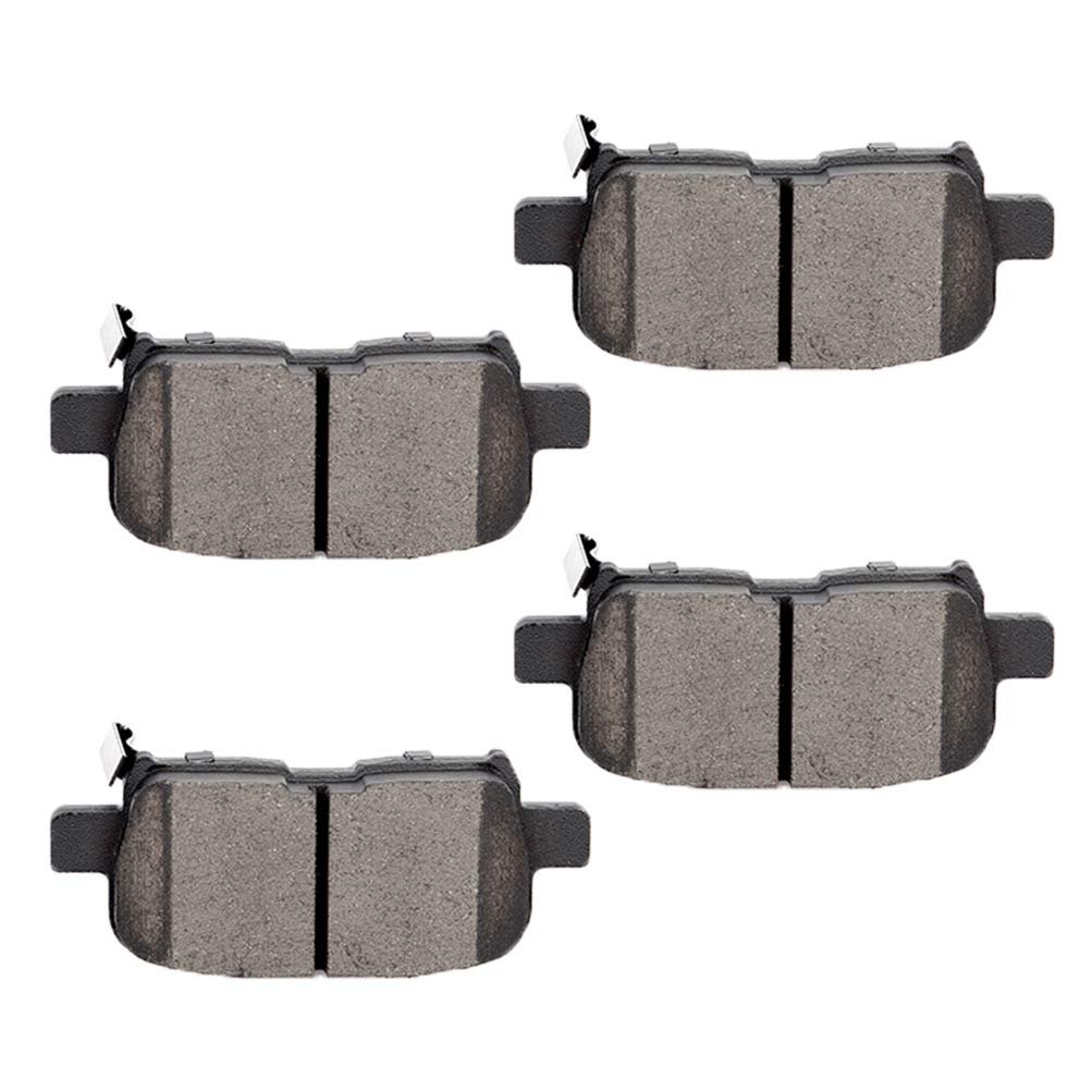 Rear Ceramic Disc Brake Pad Set D865 For Acura Mdx 2001 2006 Honda Odyssey 2002 2004 Pilot 2003 2008 4 Pieces With Hardware
