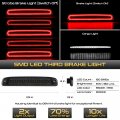 Vipmotoz Full Led 3rd Third Brake Tail Light Lamp Compatible With 1997-2011 Dodge Dakota Pickup Truck Chrome Lens Smoked Tinted
