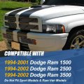 Halogen Model 4pcs Factory Style Headlights Assembly And Corner Lamp Compatible With Dodge Ram 1500 2500 3500 Non-sport Models