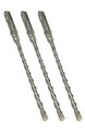 Max-power 3 Pcs Sds Plus Hammer Rotary Drill Bit Carbide Tipped Masonry Drills With Size 16 X 7 1 4 Tapcon Hex Shank Drilling