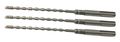 Max-power 3 Pcs Sds Plus Hammer Rotary Drill Bit Carbide Tipped Masonry Drills With Size 16 X 7 1 4 Tapcon Hex Shank Drilling